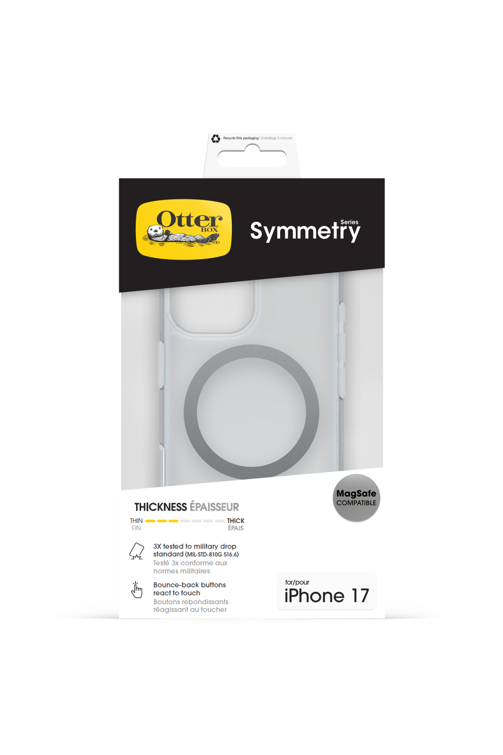 Otterbox Symmetry+ Clear Case Apple Iphone 17 Clear - Afbeelding 5