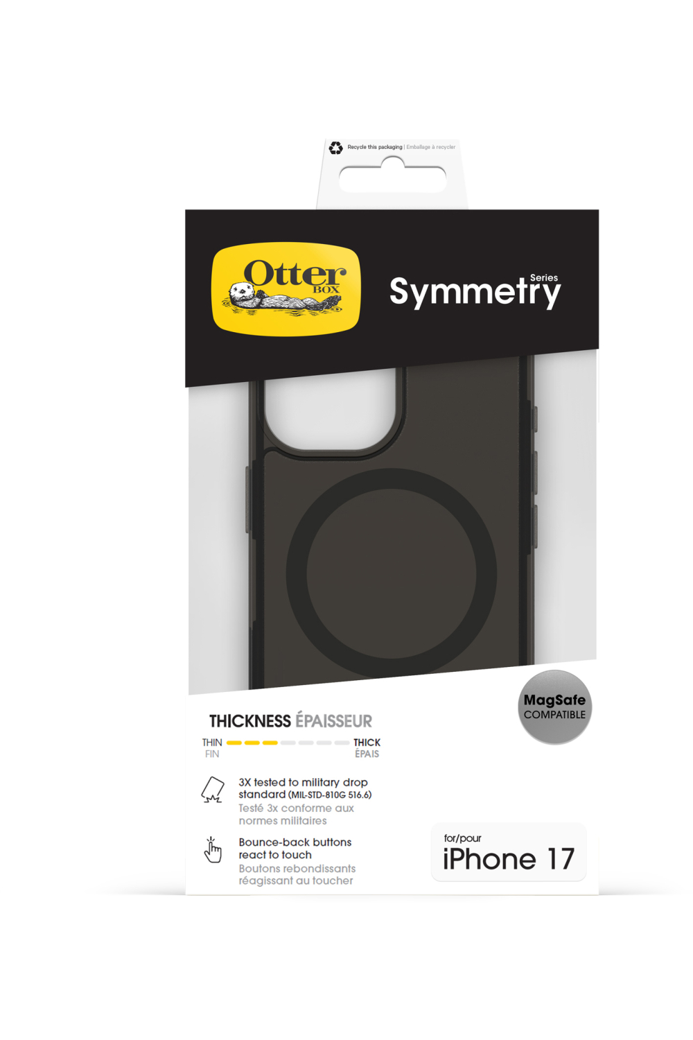 Otterbox Symmetry Case Apple Iphone 17 Black - Afbeelding 5