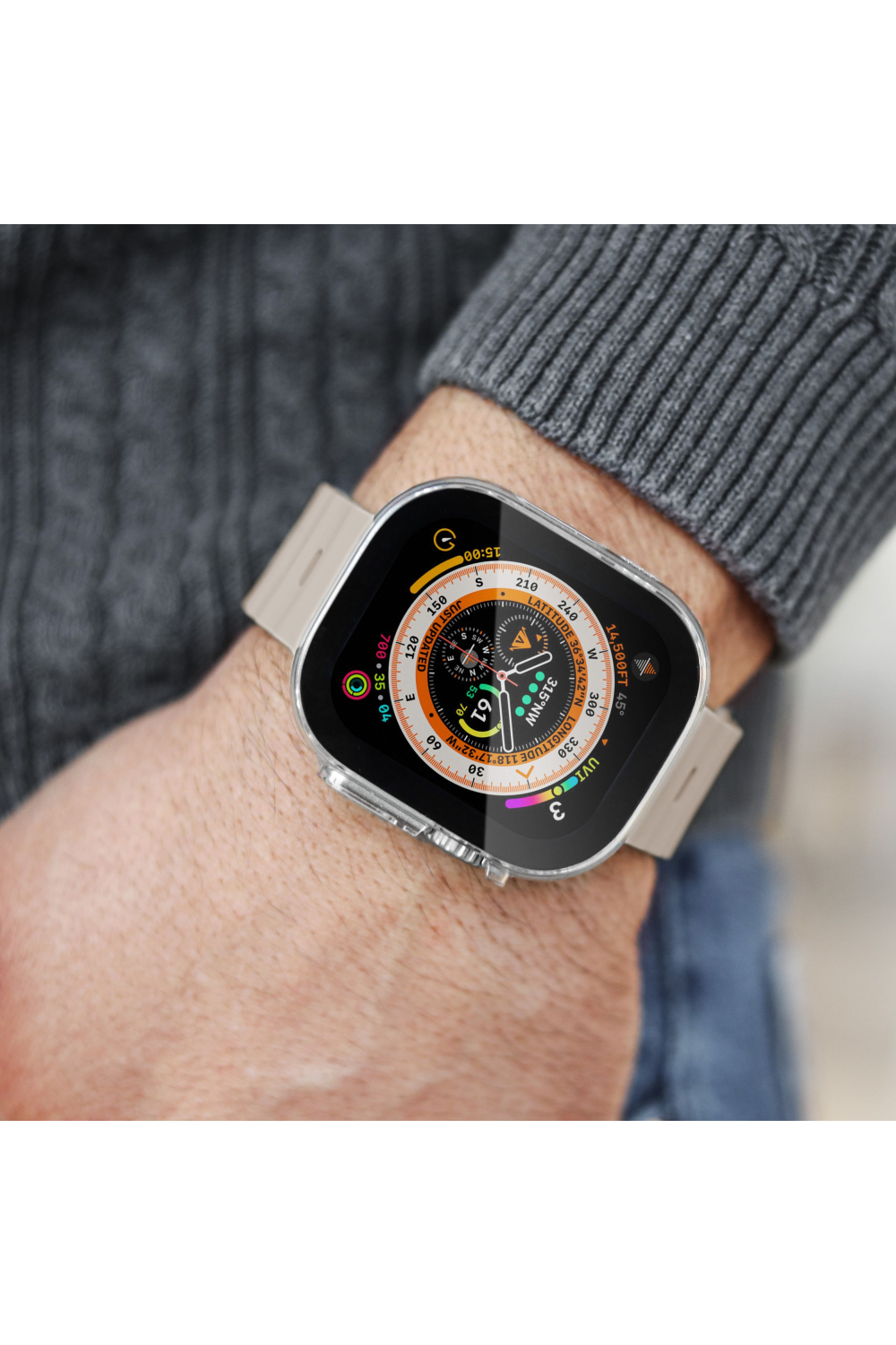 Vonmählen Vonmahlen Thin Case For Apple Watch Ultra 1/2/3 49Mm Transparent - Afbeelding 3