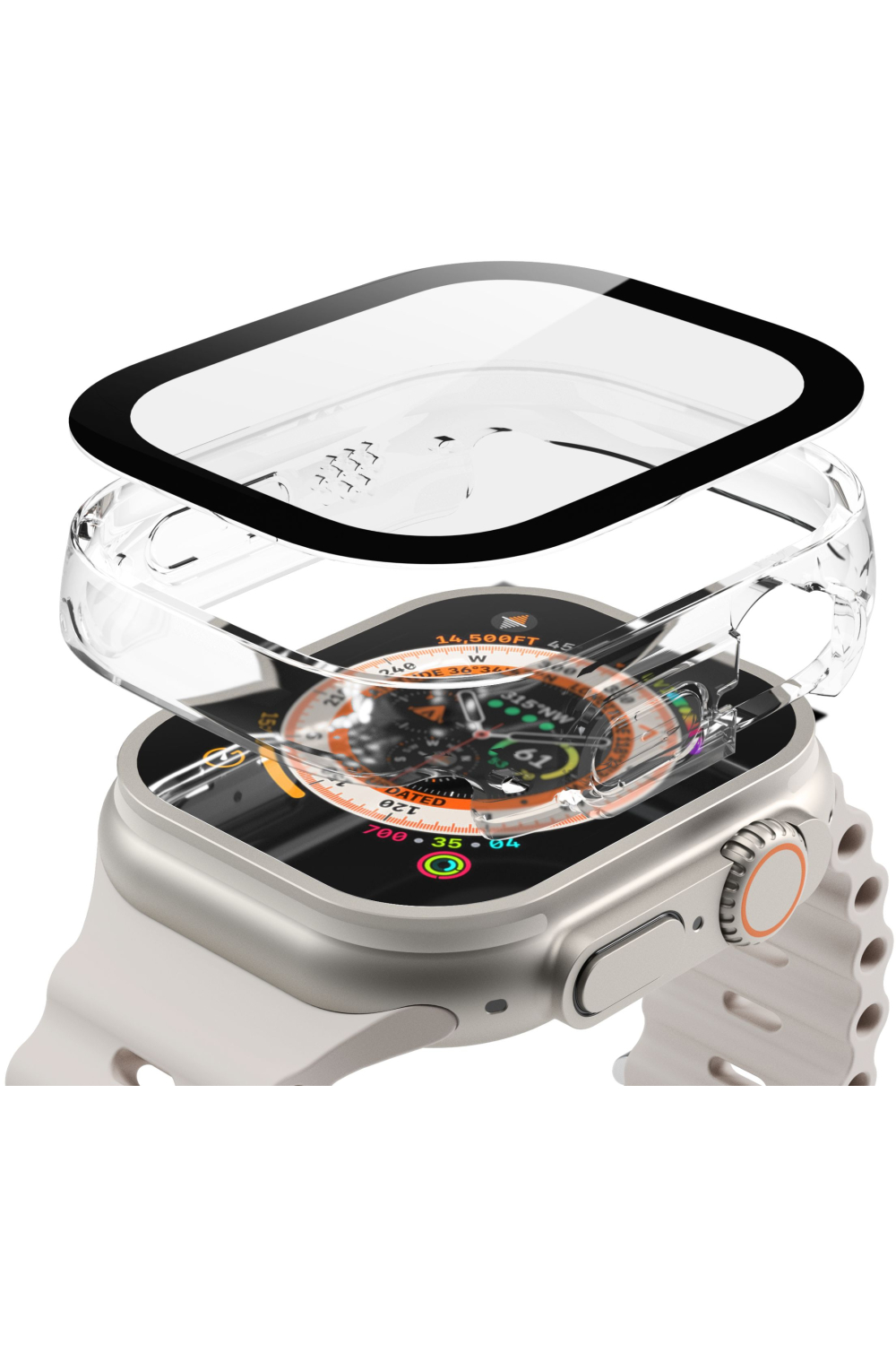 Vonmählen Vonmahlen Thin Case For Apple Watch Ultra 1/2/3 49Mm Transparent - Afbeelding 6