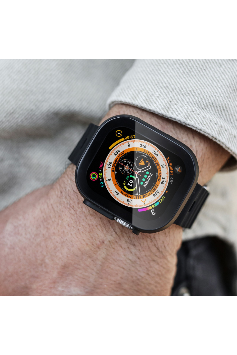 Vonmählen Vonmahlen Thin Case For Apple Watch Ultra 1/2/3 49Mm Black - Afbeelding 3