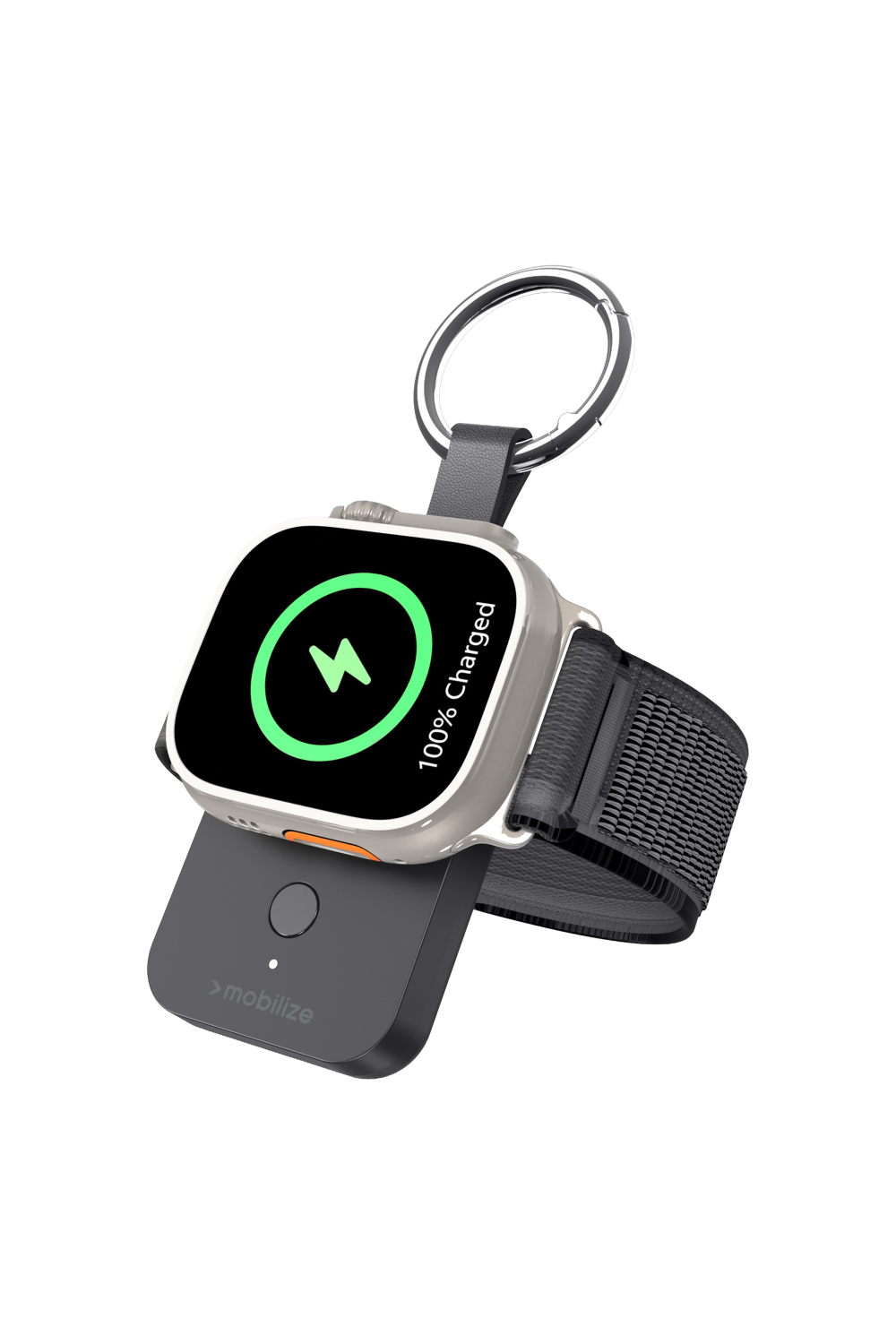 Mobilize Keychain Powerbank For Apple Watch 1000Mah 3W Black
