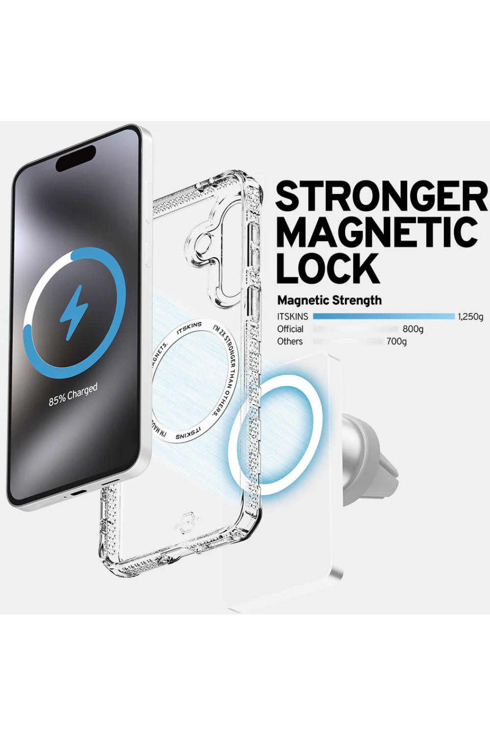 Itskins Level 2 Hybridmagclear_R For Samsung Galaxy A37 Transparent - Afbeelding 8