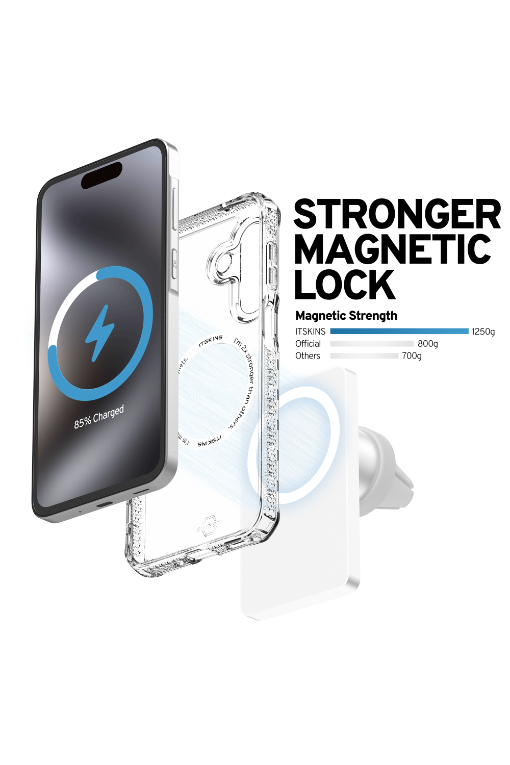 Itskins Level 2 Hybridmagclear_R For Samsung Galaxy A27 Transparent - Afbeelding 8