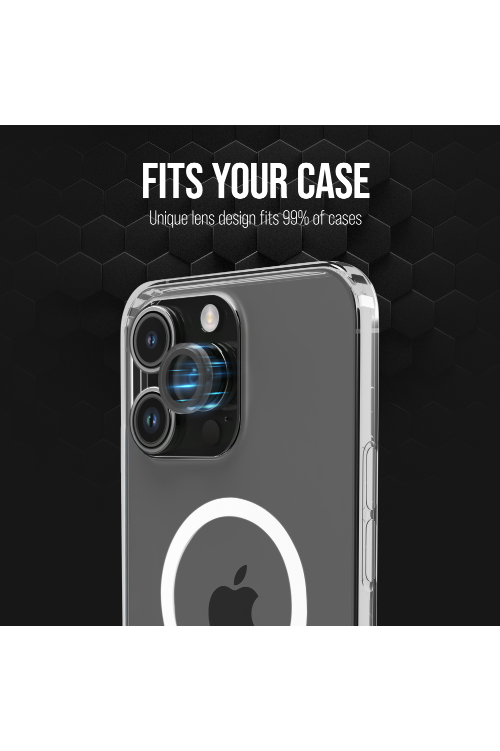 Striker Single Lens Glass Camera Protector - Transparent - Apple Iphone 18 Pro/18 Pro Max - Afbeelding 5