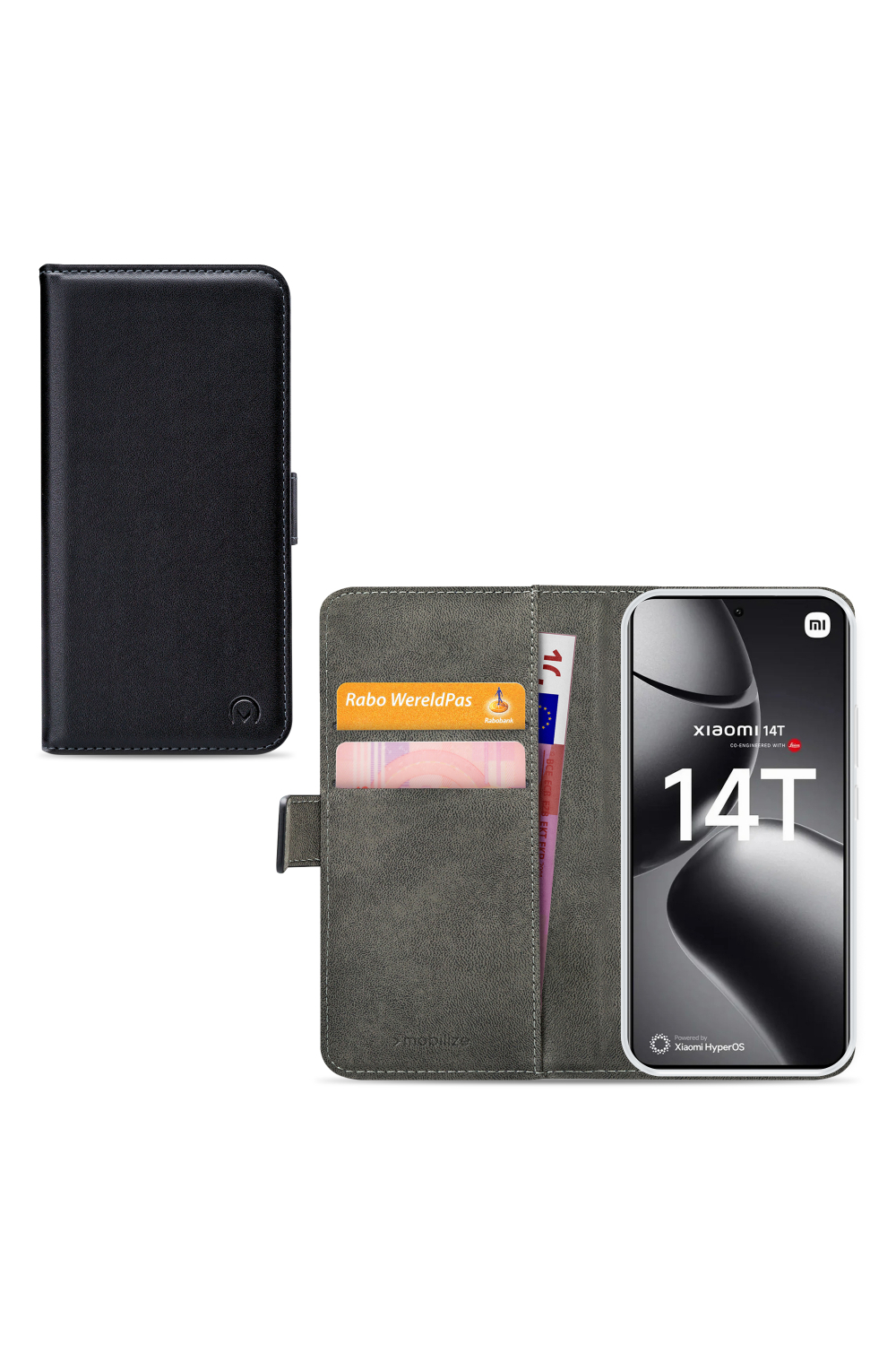 Mobilize Classic Gelly Wallet Book Case Xiaomi 14T Black
