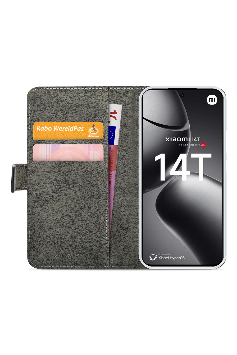 Mobilize Classic Gelly Wallet Book Case Xiaomi 14T Black - Afbeelding 4