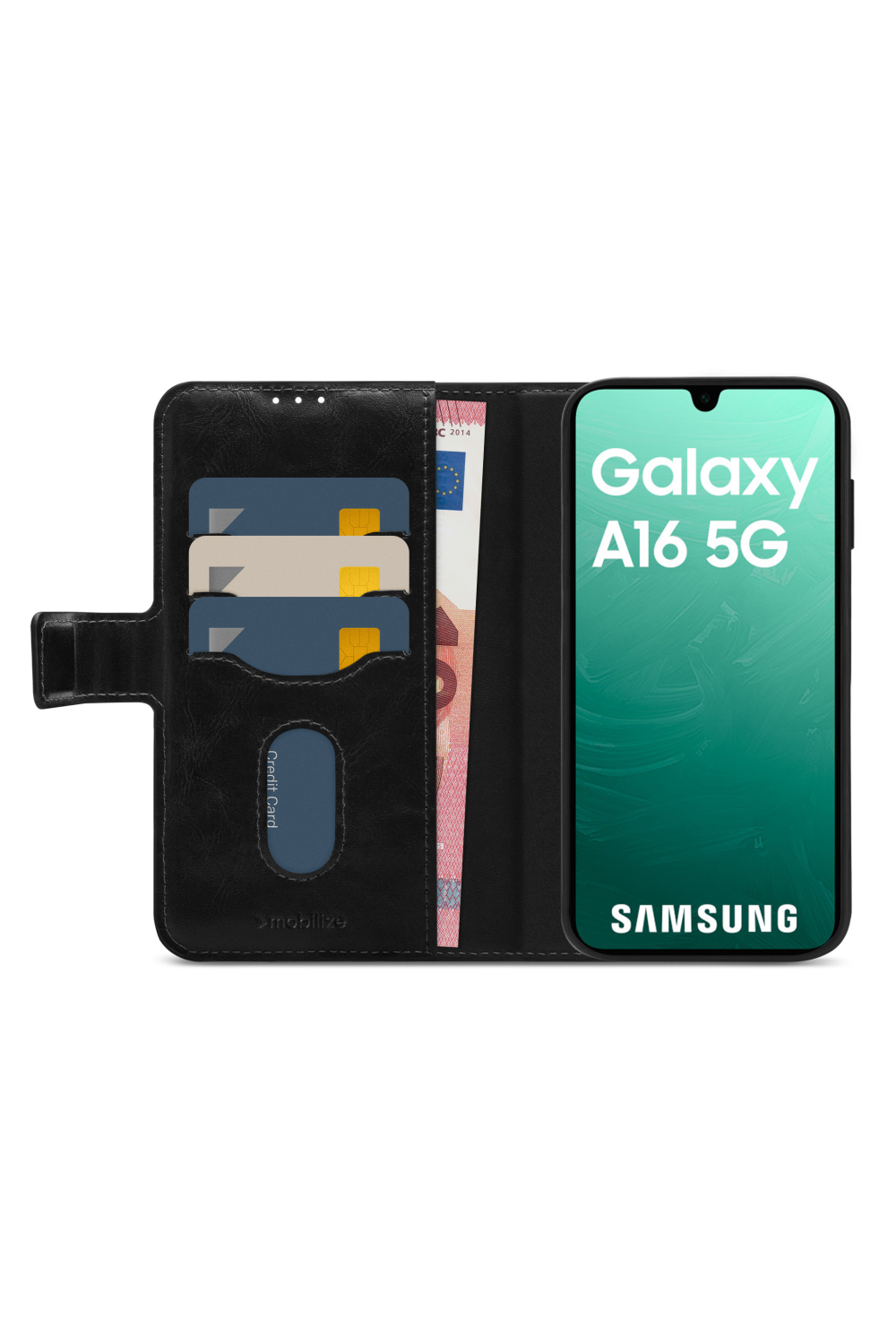 Mobilize 2In1 Magnet Gelly Wallet Case Samsung Galaxy A16 4G/5G Black - Afbeelding 3