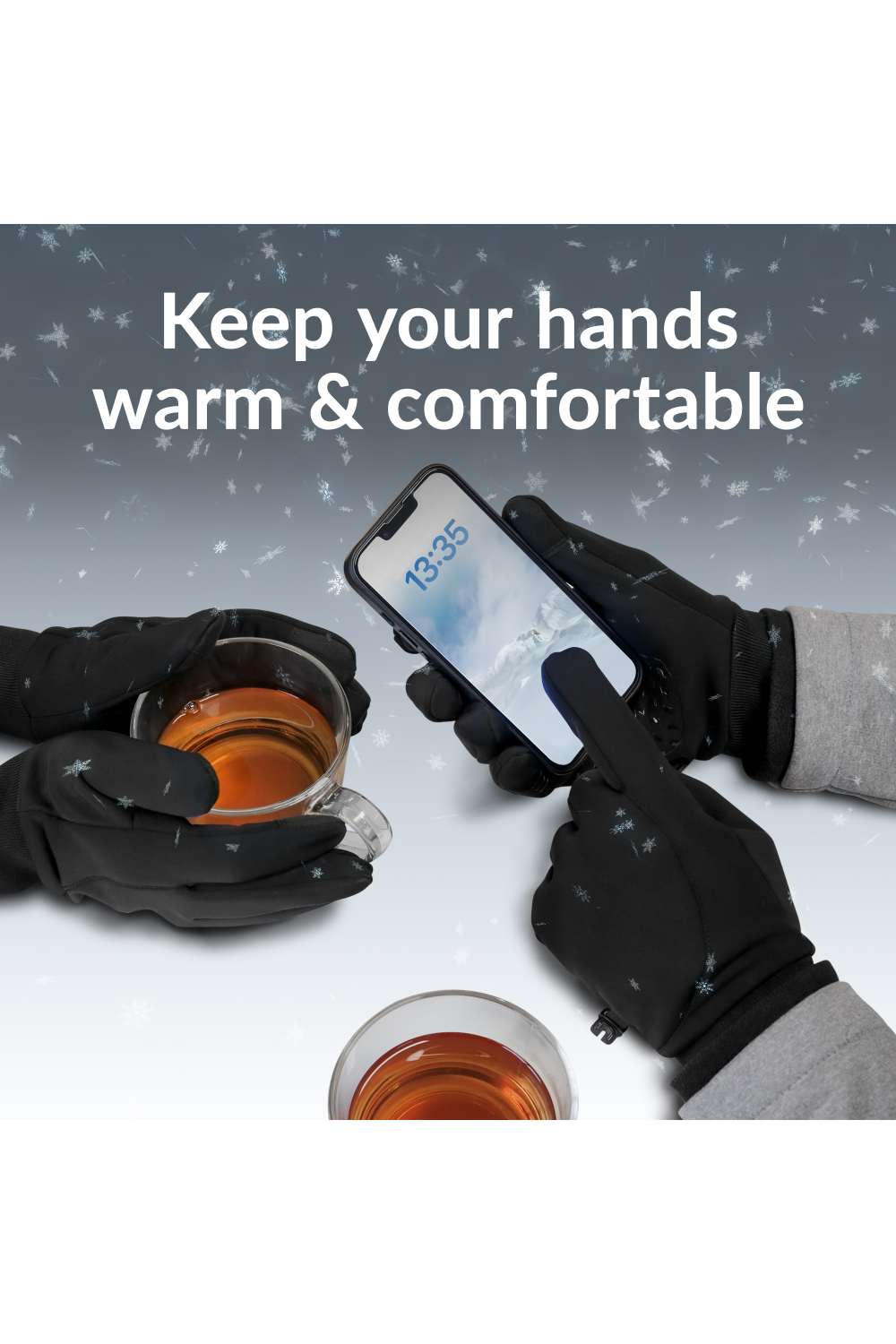 Mobilize Smart Winter Gloves (L) Black - Afbeelding 8