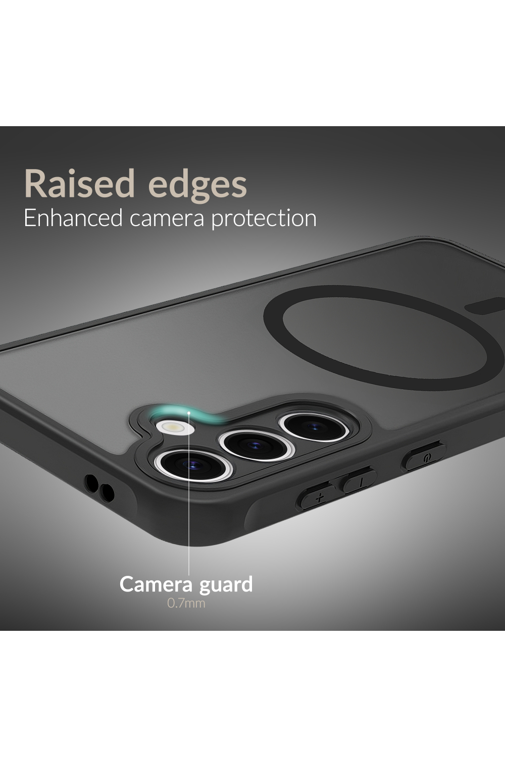 Mobilize Magsafe Compatible Hybrid Case Samsung Galaxy S25 Ultra 5G Black - Afbeelding 5