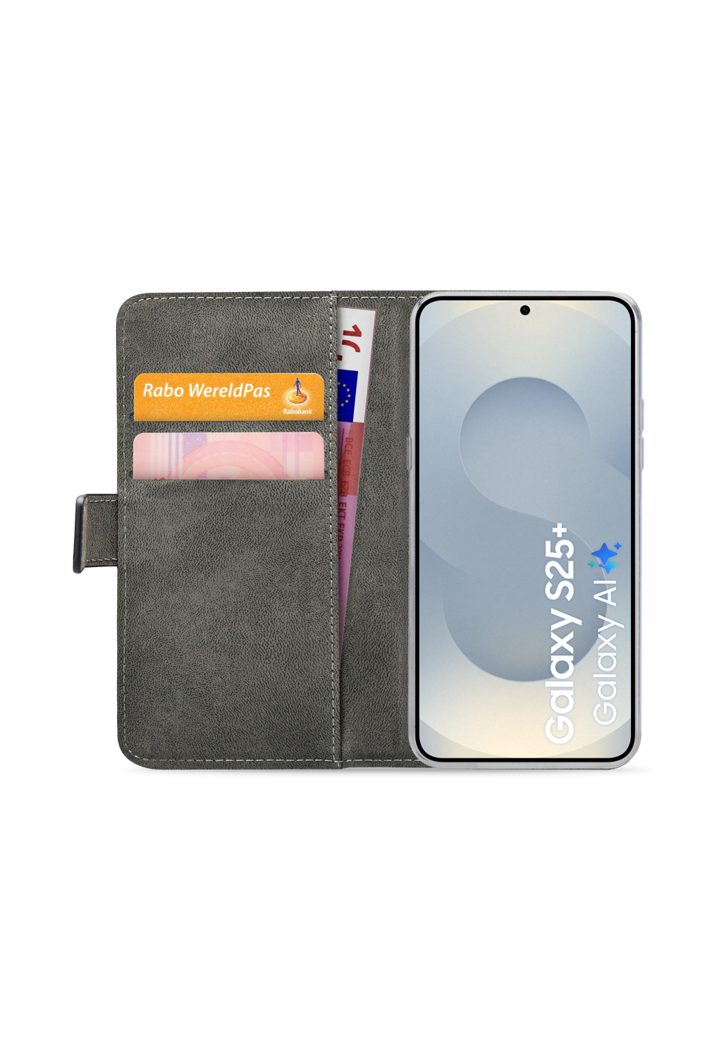Mobilize Classic Gelly Wallet Book Case Samsung Galaxy S25+ 5G Black - Afbeelding 4