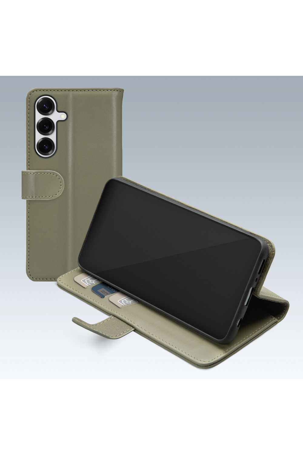 Mobilize Premium Gelly Wallet Book Case Samsung Galaxy S25+ 5G Green