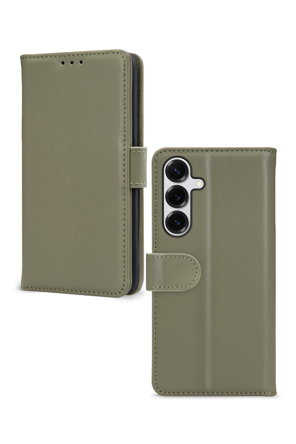 Mobilize Premium Gelly Wallet Book Case Samsung Galaxy S25+ 5G Green - Afbeelding 2