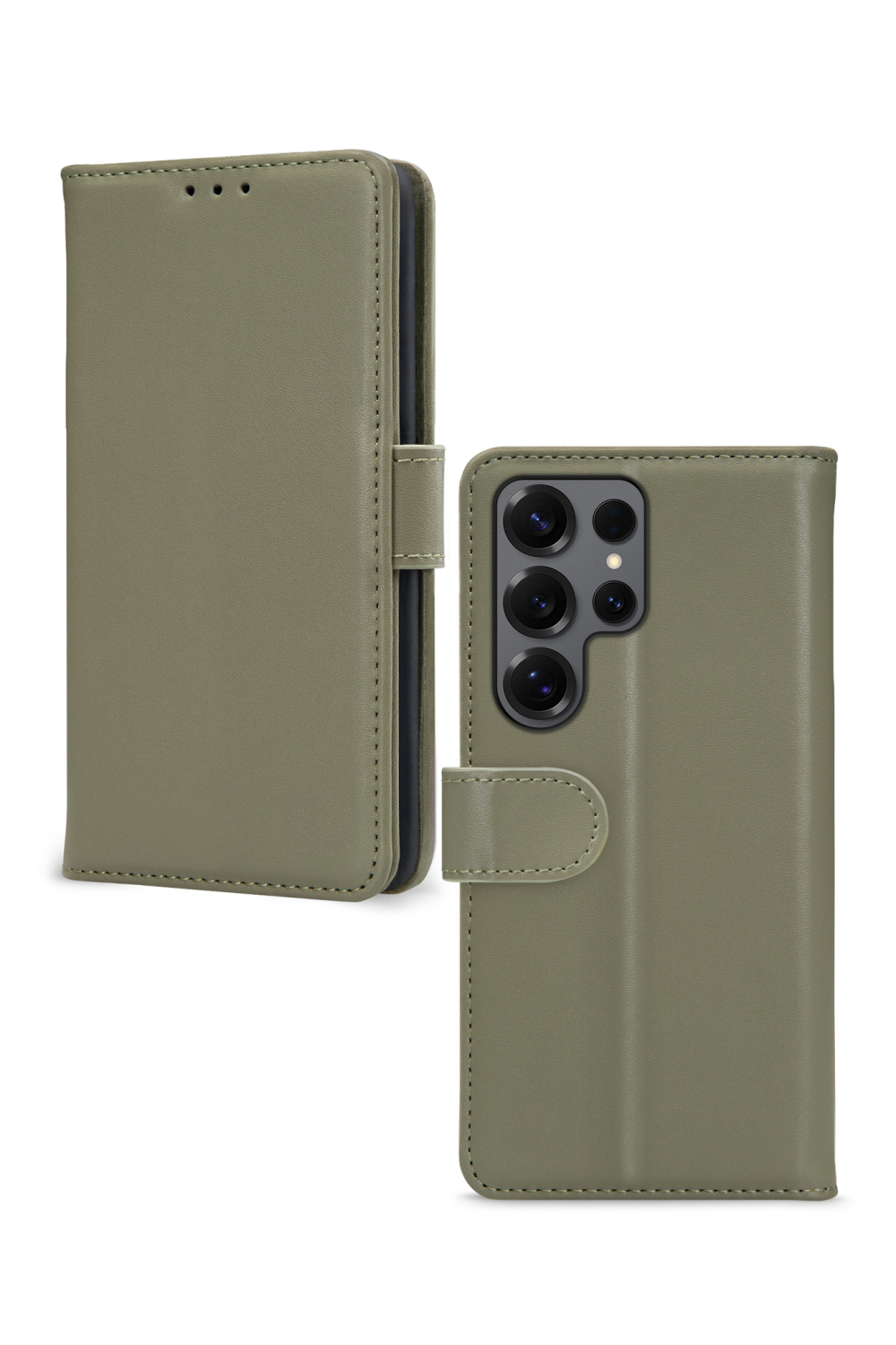 Mobilize Premium Gelly Wallet Book Case Samsung Galaxy S25 Ultra 5G Green - Afbeelding 2