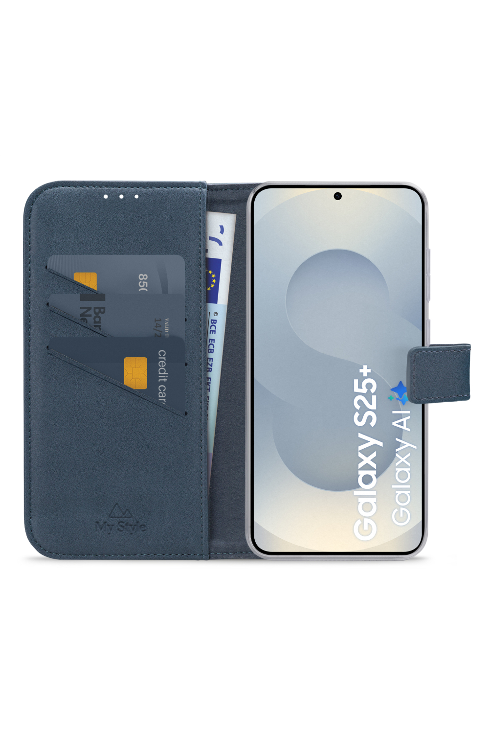 My Style Flex Wallet For Samsung Galaxy S25+ 5G Ocean Blue - Afbeelding 3