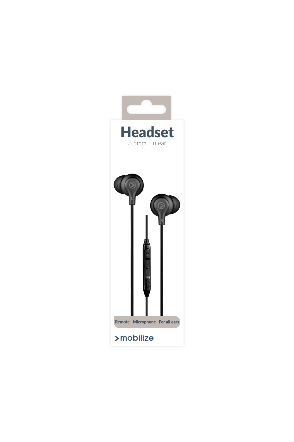 Mobilize In-Ear Stereo Headset With Remote 3.5Mm Black - Afbeelding 7