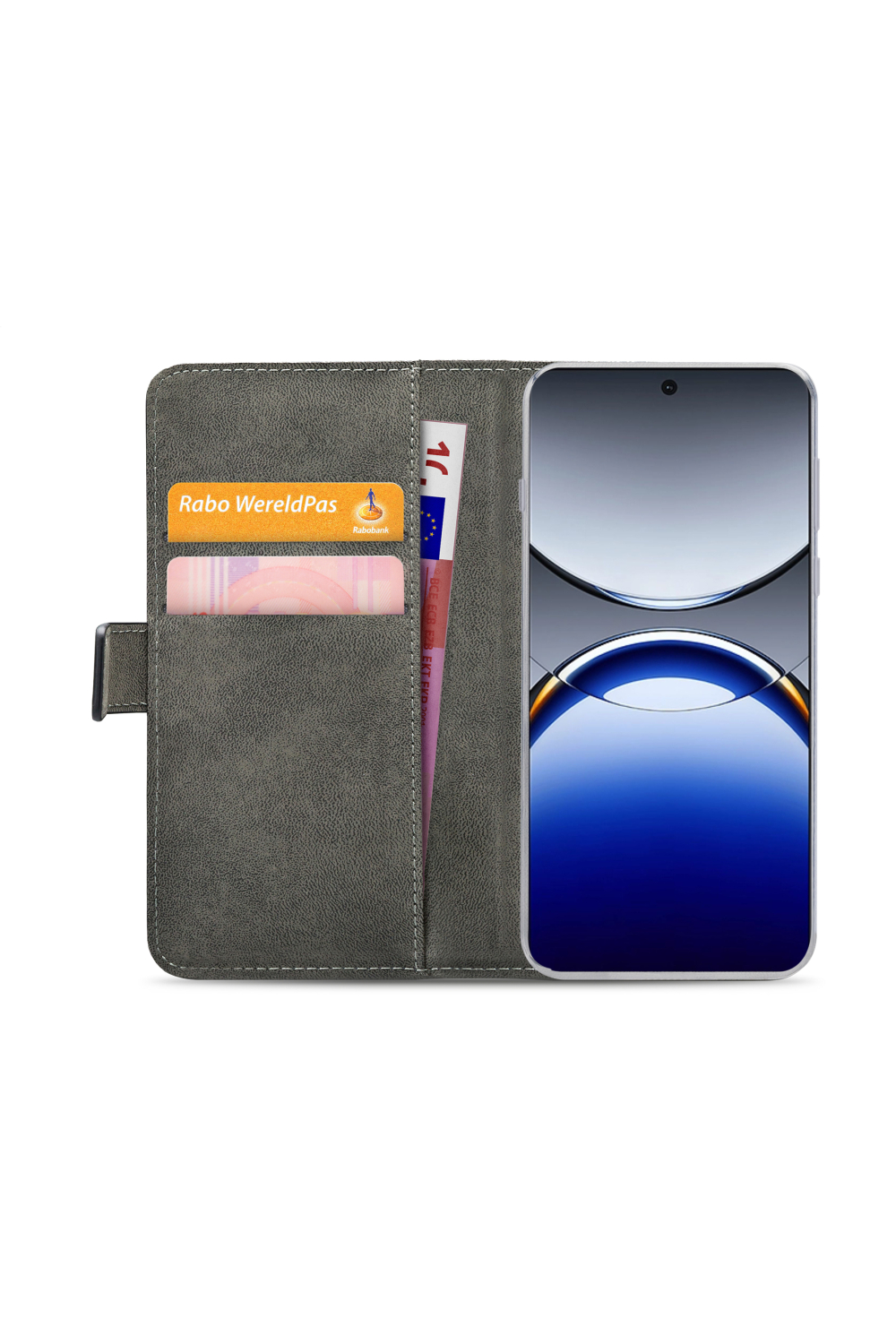Mobilize Classic Gelly Wallet Book Case Oppo Find X8 Pro Black - Afbeelding 4