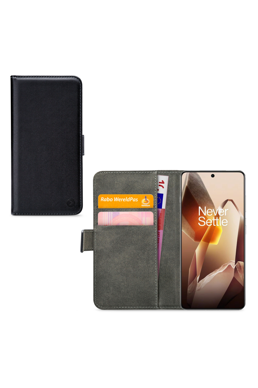 Mobilize Classic Gelly Wallet Book Case Oneplus 13 Black