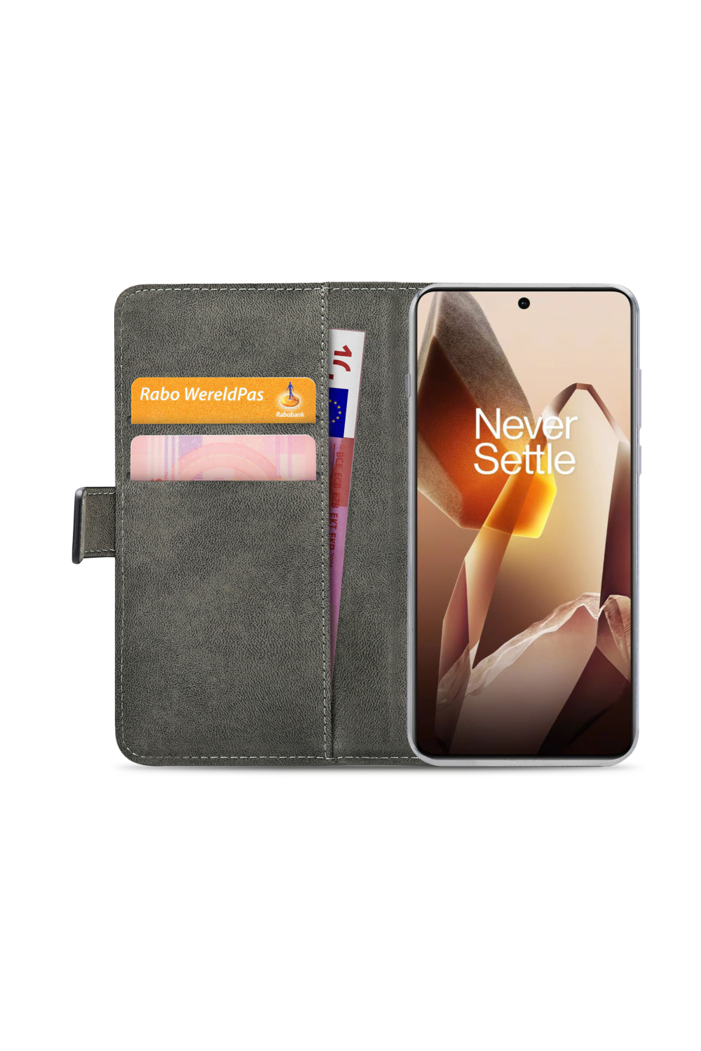 Mobilize Classic Gelly Wallet Book Case Oneplus 13 Black - Afbeelding 4
