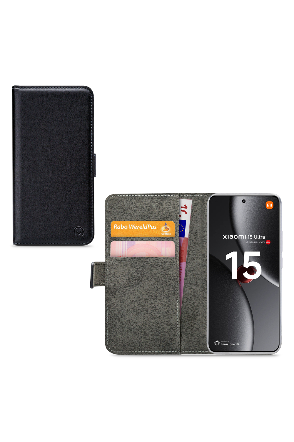 Mobilize Classic Gelly Wallet Book Case Xiaomi 15 Ultra Black