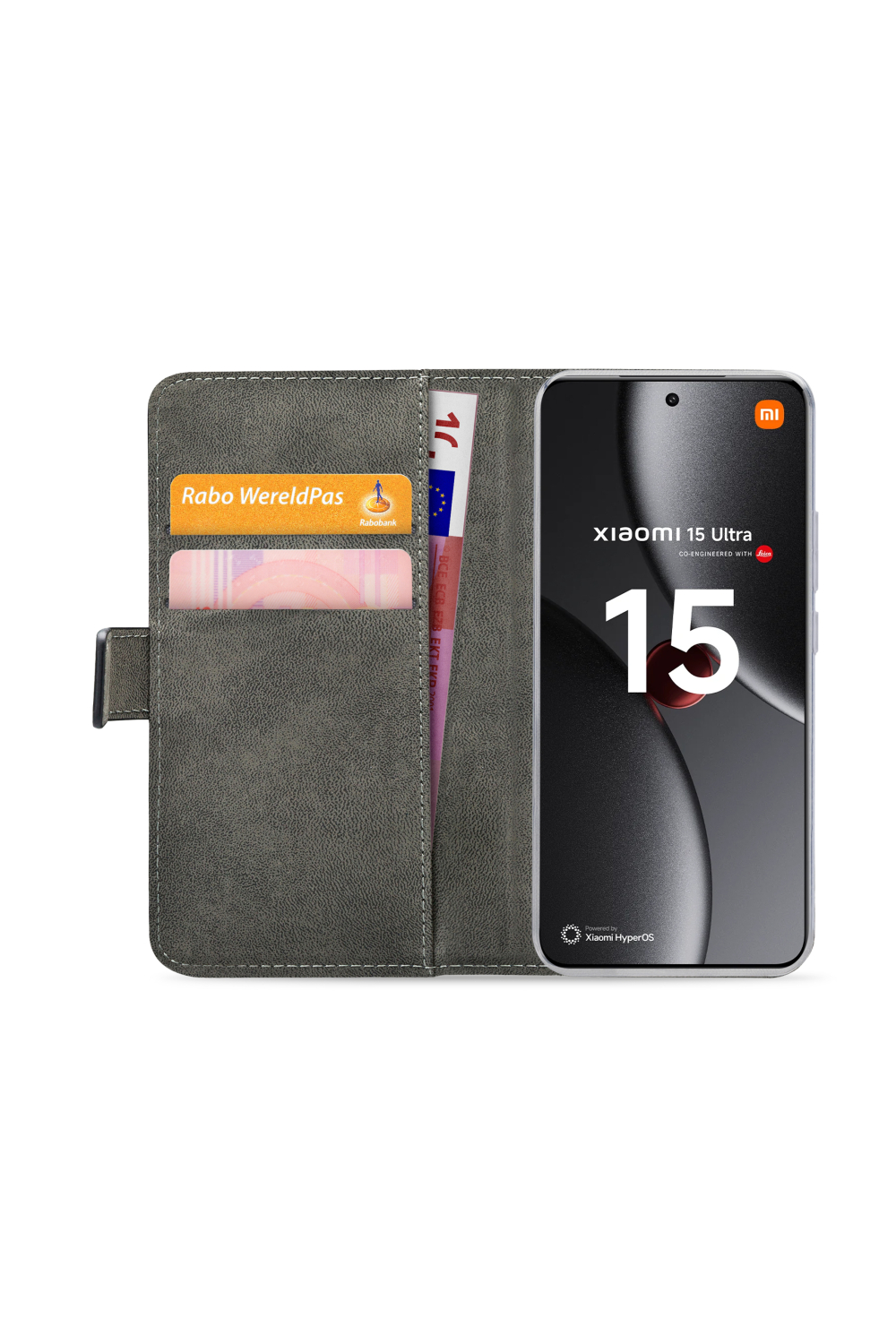 Mobilize Classic Gelly Wallet Book Case Xiaomi 15 Ultra Black - Afbeelding 4