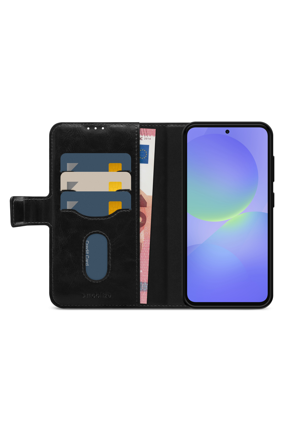 Mobilize 2In1 Magnet Gelly Wallet Case Samsung Galaxy A36 5G/A56 5G Black - Afbeelding 3