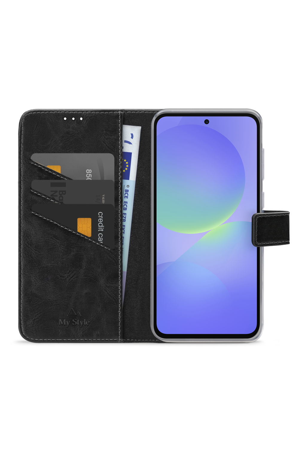 My Style Flex Wallet For Samsung Galaxy A36 5G/A56 5G Black - Afbeelding 2
