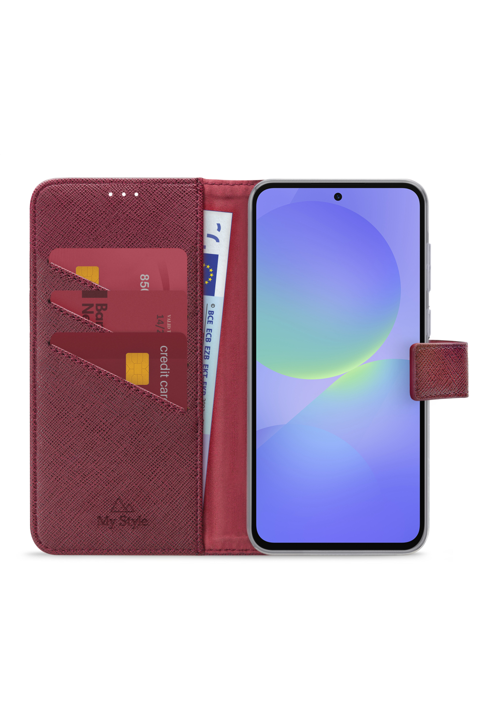 My Style Flex Wallet For Samsung Galaxy A36 5G/A56 5G Bordeaux - Afbeelding 2