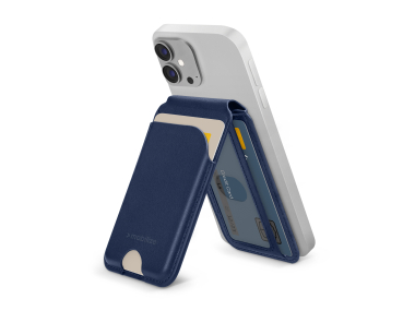 Mobilize Magsafe Compatible Magnet Card Holder With Stand Function Blue