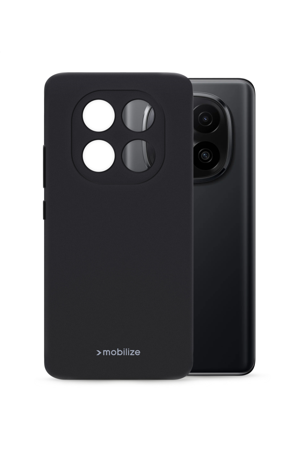 Mobilize Rubber Gelly Case Xiaomi Redmi Note 14 Pro+ 5G Matt Black