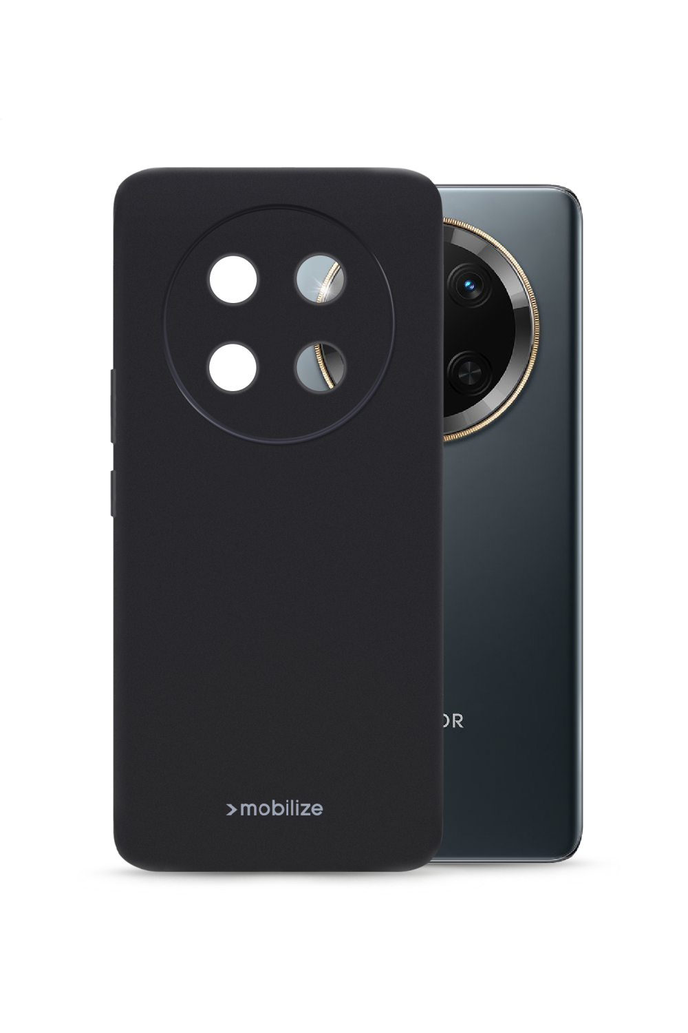 Mobilize Rubber Gelly Case Honor Magic7 Matt Black