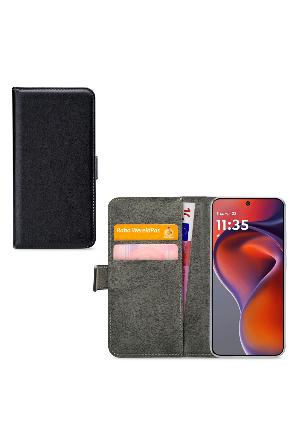 Mobilize Classic Gelly Wallet Book Case Motorola Moto G15/G15 Power Black