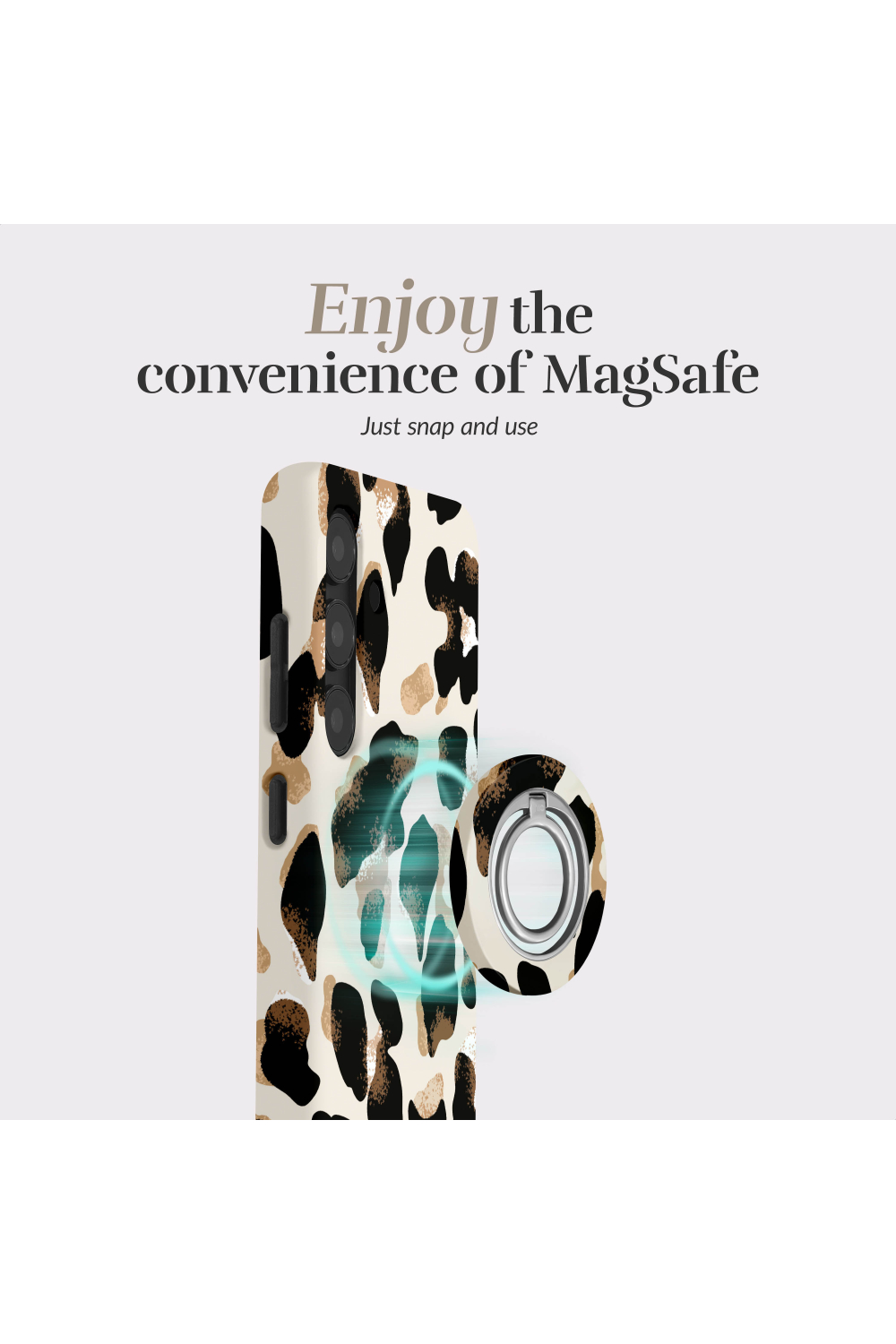 Mio By Mobilize Mio Leopard Magsafe Compatible For Samsung A36 5G/A56 5G - Afbeelding 3