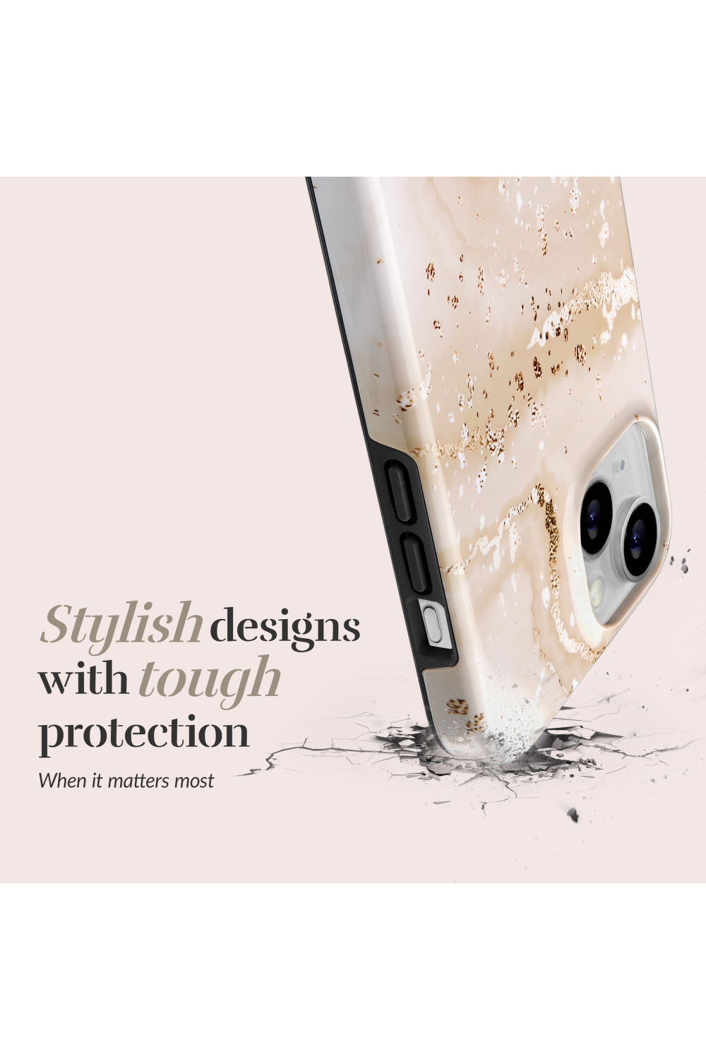 Mio By Mobilize Mio Gold Marble Magsafe Compatible For Iphone 16E/17E - Afbeelding 4