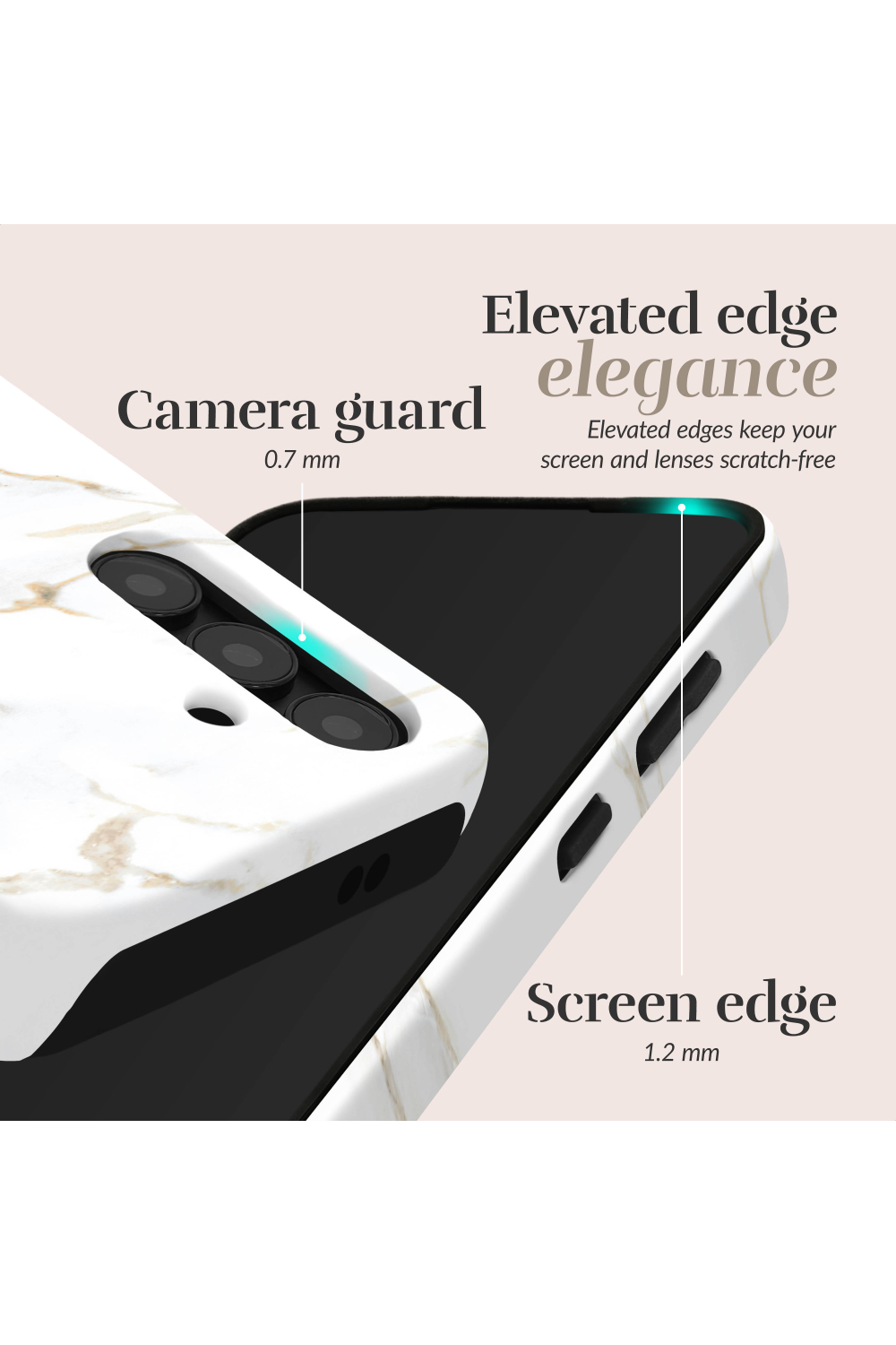 Mio By Mobilize Mio White Marble Magsafe Compatible For Samsung A26 5G - Afbeelding 5