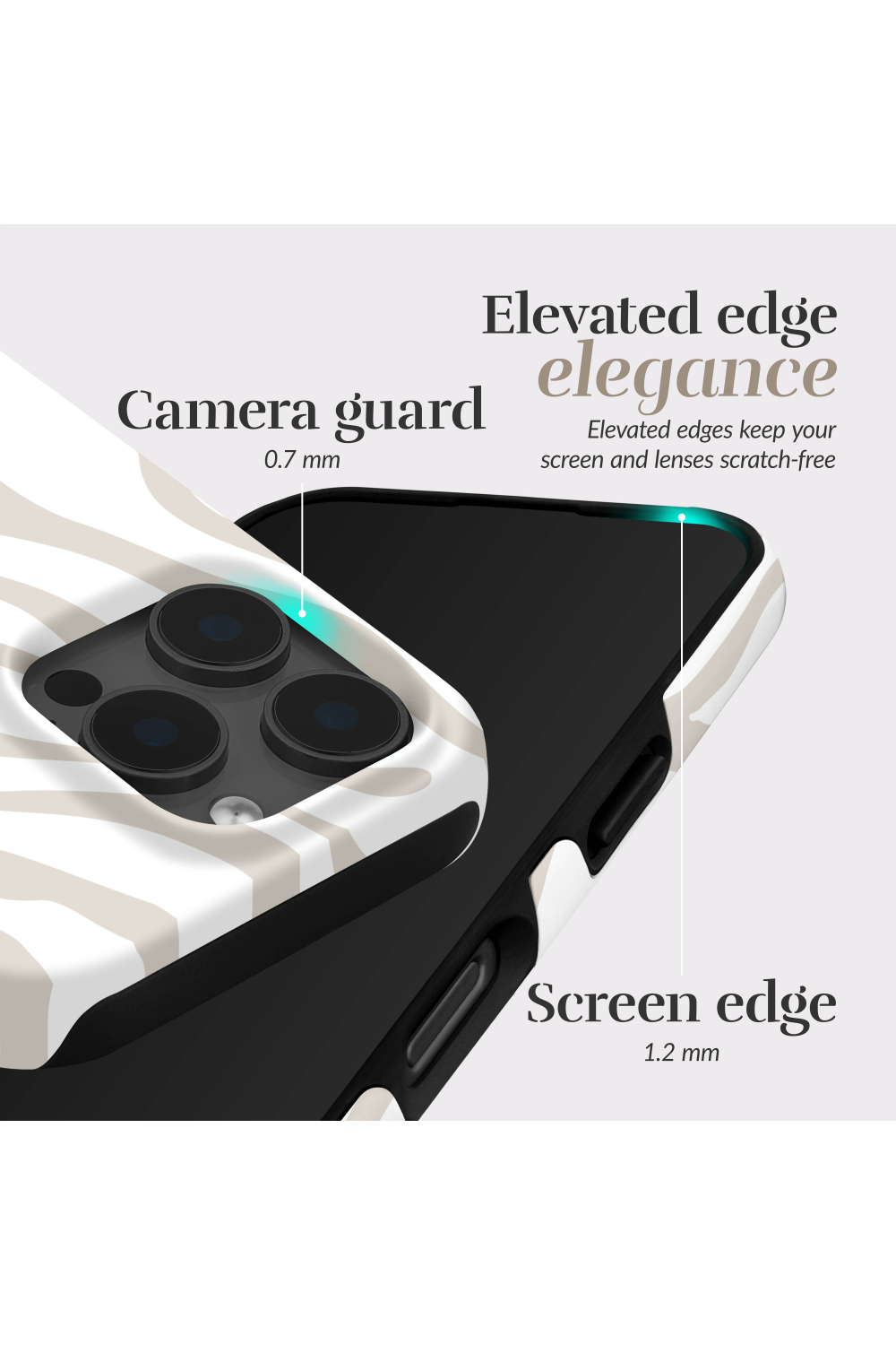 Mio By Mobilize Mio Sandy Zebra Magsafe Compatible For Iphone 16 Pro Max - Afbeelding 5