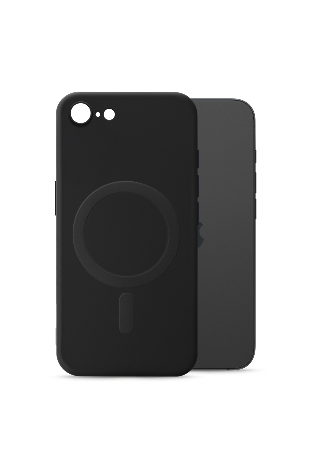 My Style Protective Flex Magsafe Compatible Case For Apple Iphone 7/8/Se (2020/2022) Black