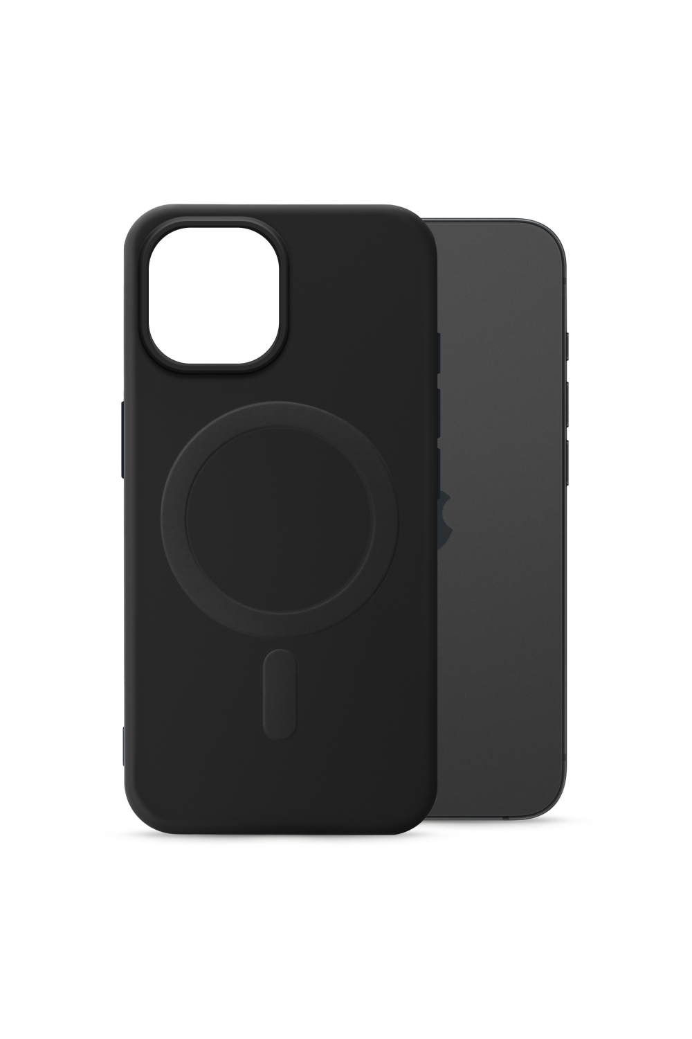 My Style Protective Flex Magsafe Compatible Case For Apple Iphone 13/14/15 Black