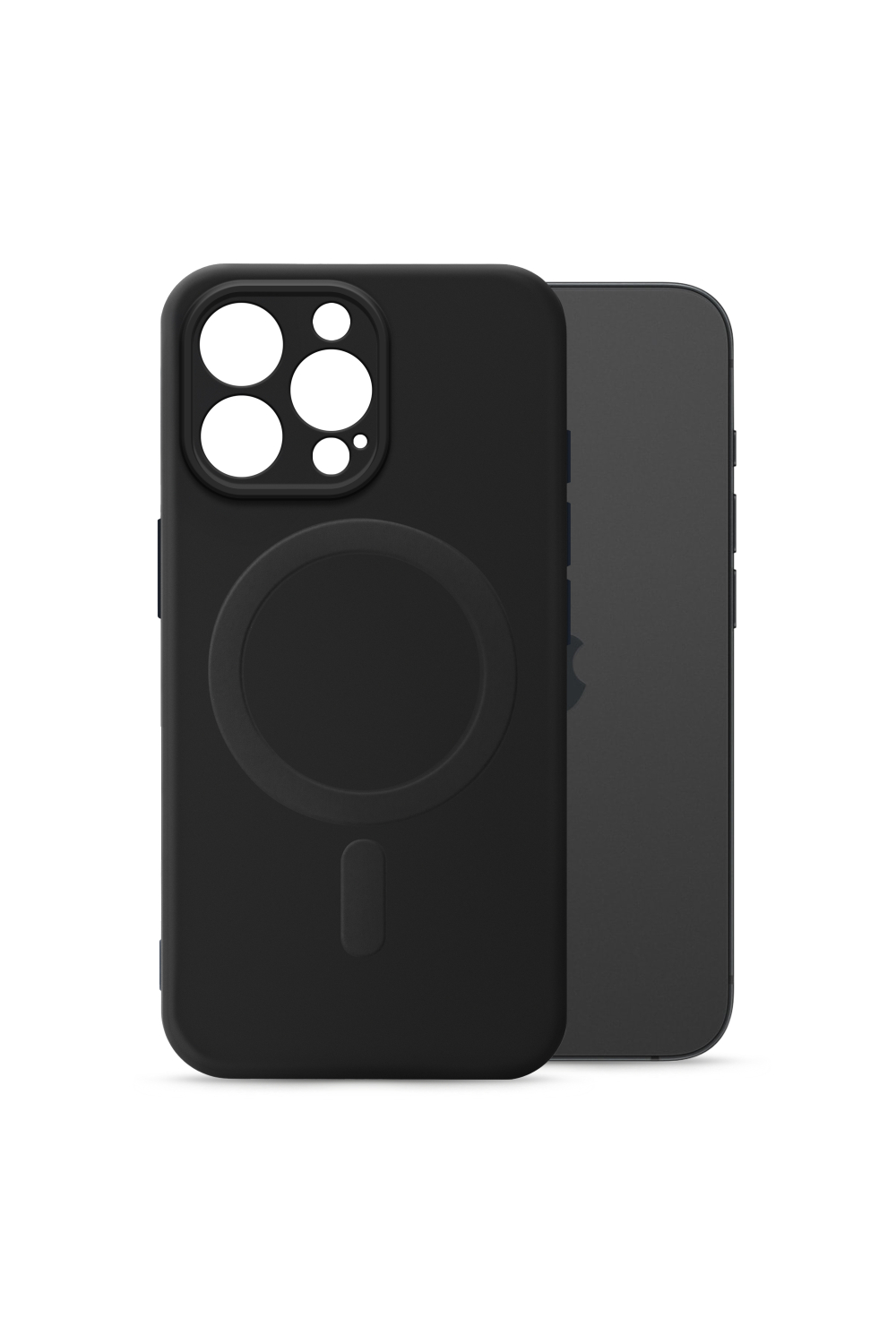 My Style Protective Flex Magsafe Compatible Case For Apple Iphone 15 Pro Black