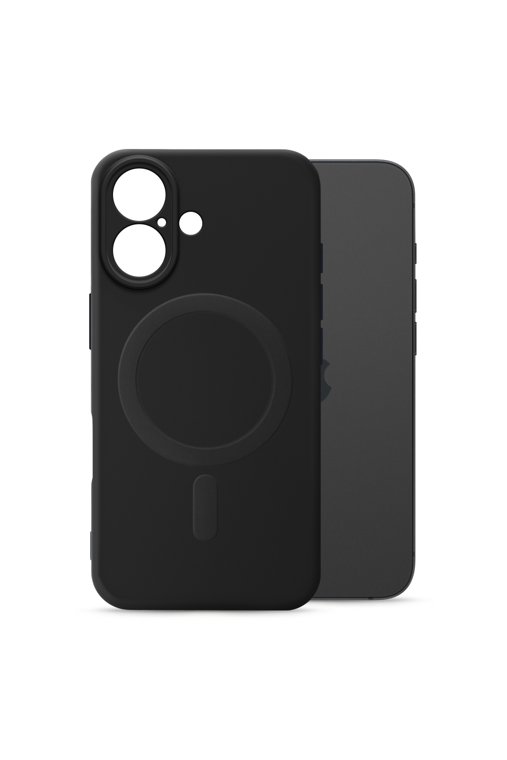 My Style Protective Flex Magsafe Compatible Case For Apple Iphone 16 Black