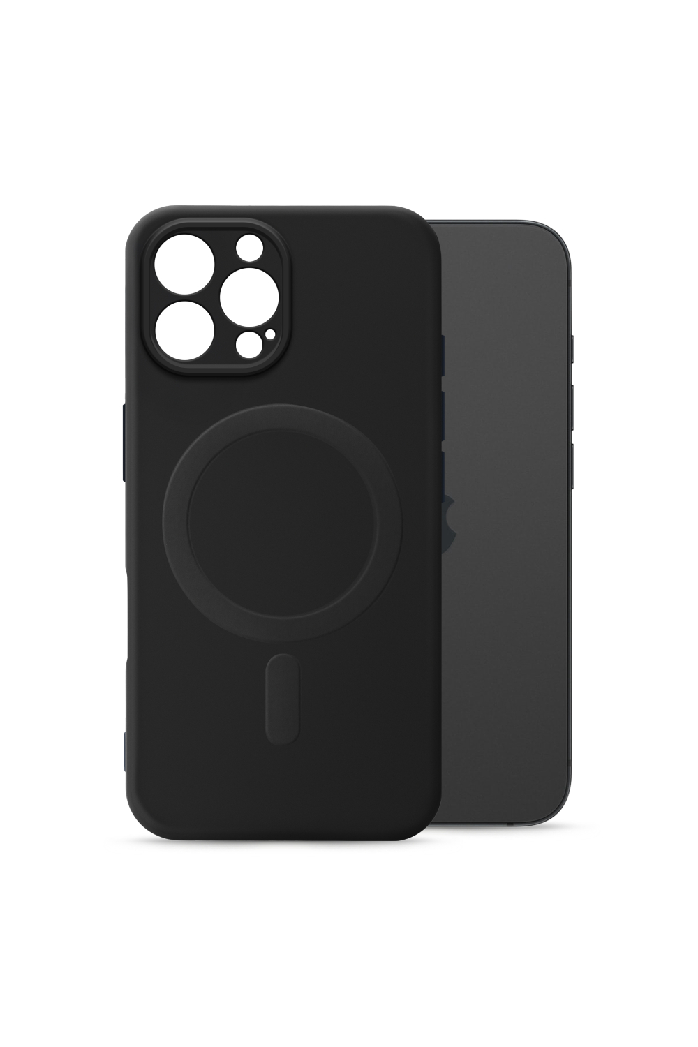 My Style Protective Flex Magsafe Compatible Case For Apple Iphone 16 Pro Max Black