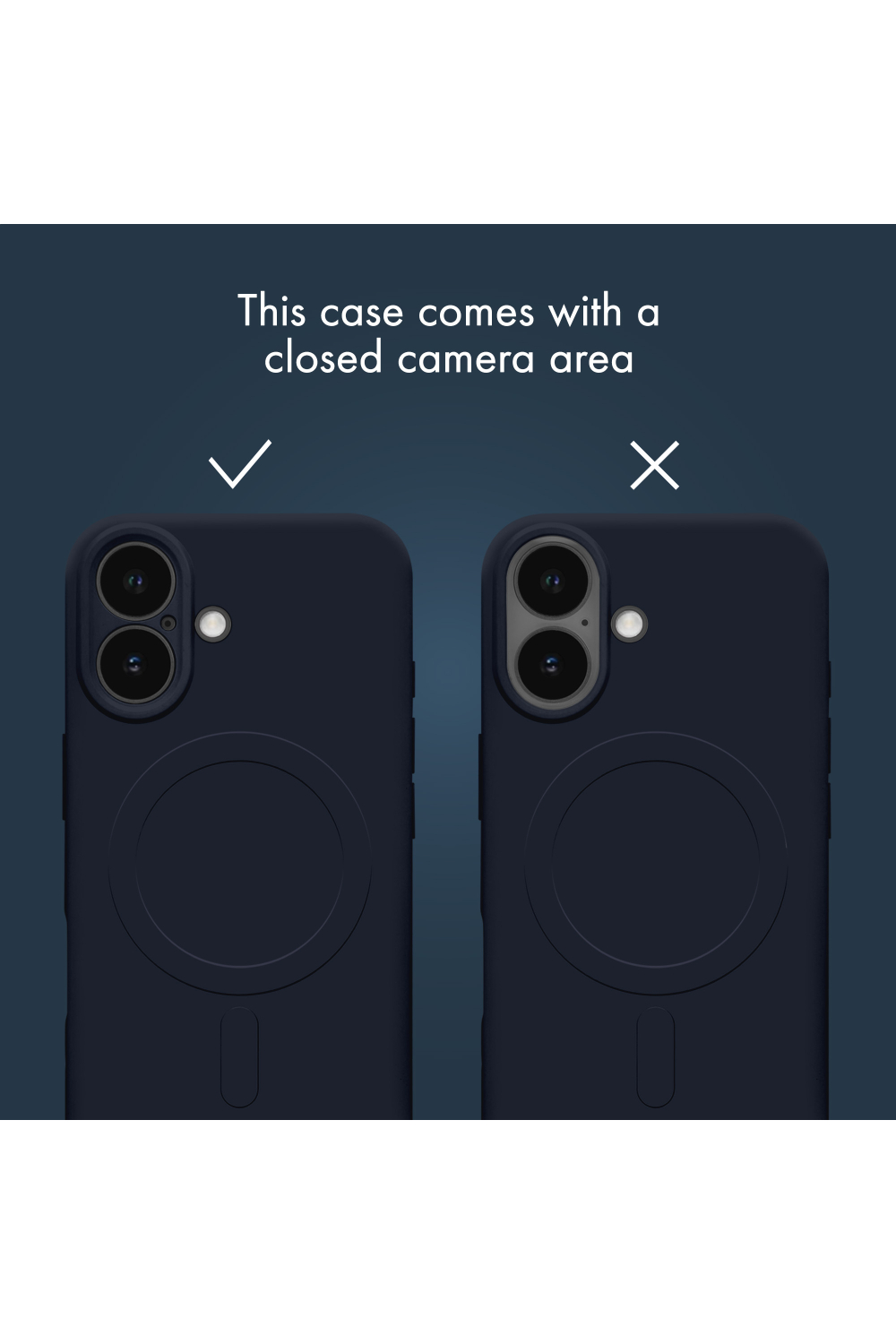 My Style Protective Flex Magsafe Compatible Case For Samsung Galaxy A26 5G Midnight Blue - Afbeelding 4