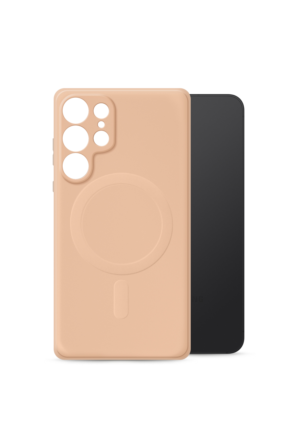 My Style Protective Flex Magsafe Compatible Case For Samsung Galaxy S25 Ultra 5G Soft Pink