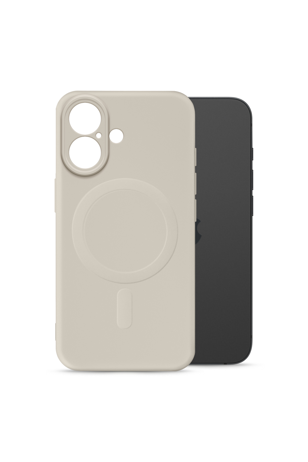 My Style Protective Flex Magsafe Compatible Case For Apple Iphone 16 Antique White