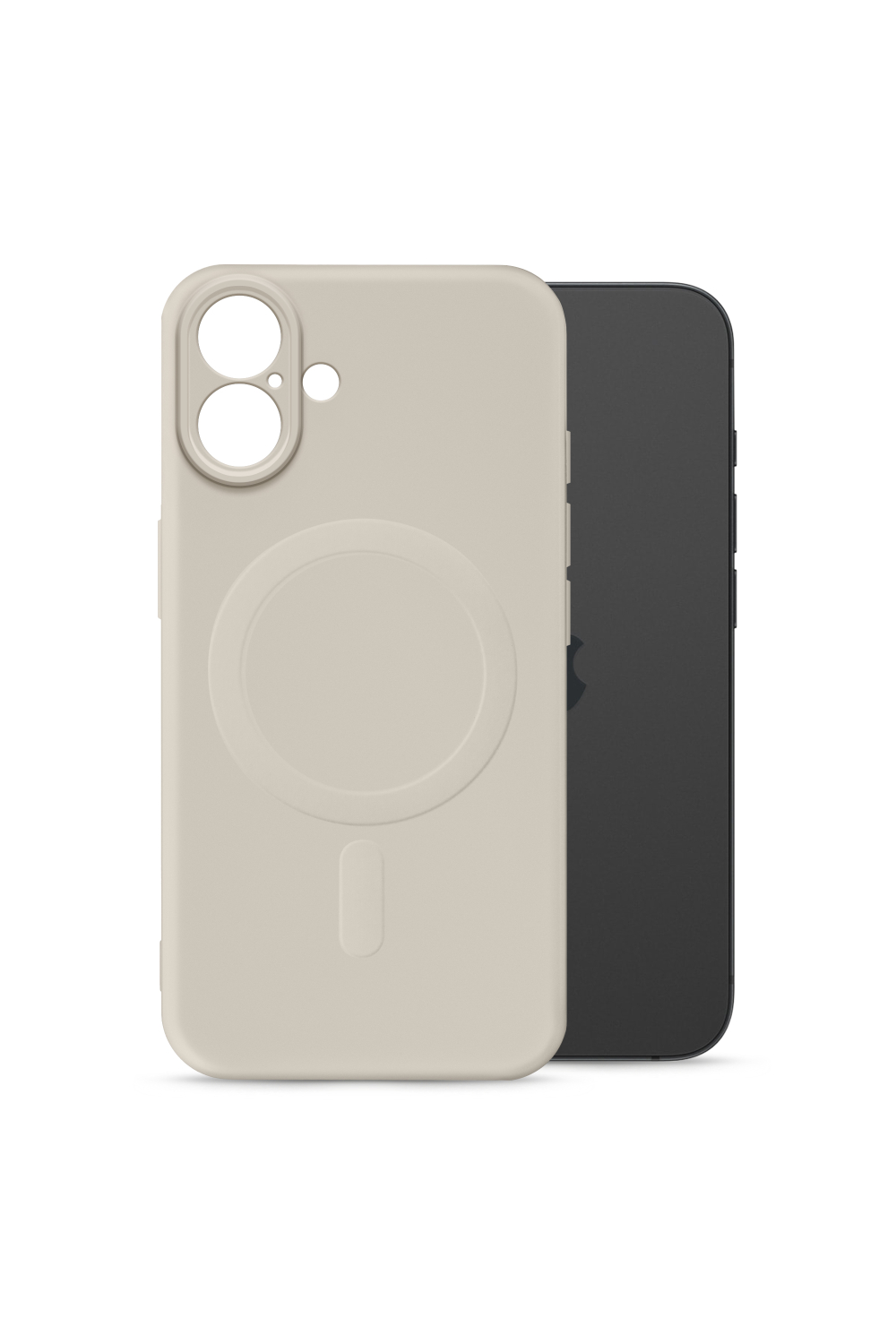 My Style Protective Flex Magsafe Compatible Case For Apple Iphone 16 Plus Antique White