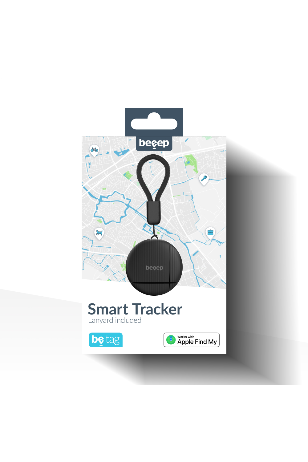 Beeep Betag Find My Tracker Black & Keychain Black - 1 Pack - Afbeelding 10