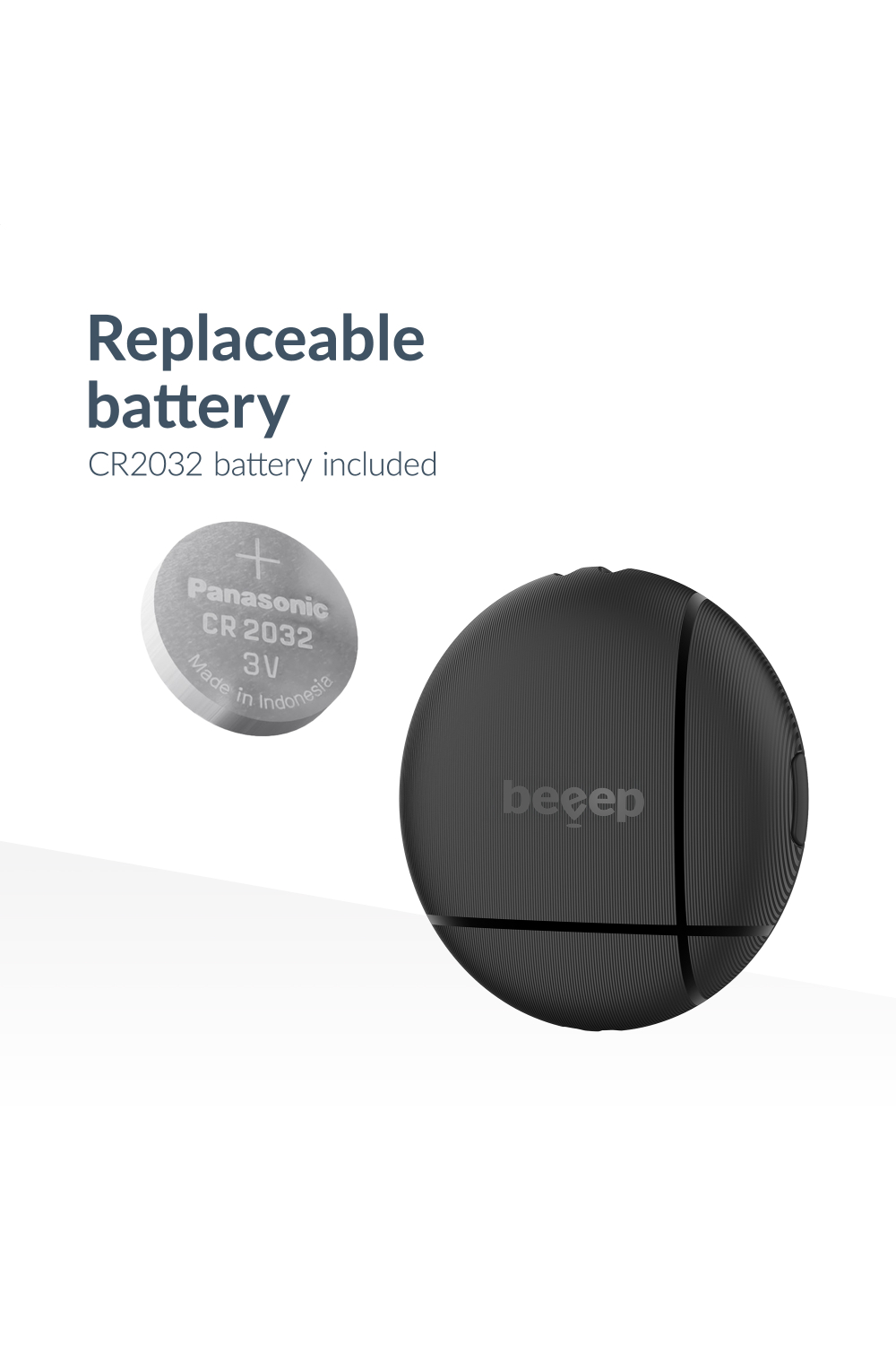 Beeep Betag Find My Tracker Black & Keychain Black - 1 Pack - Afbeelding 8
