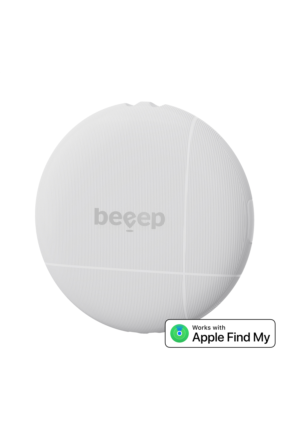 Beeep Betag Find My Tracker White & Keychain White - 1 Pack