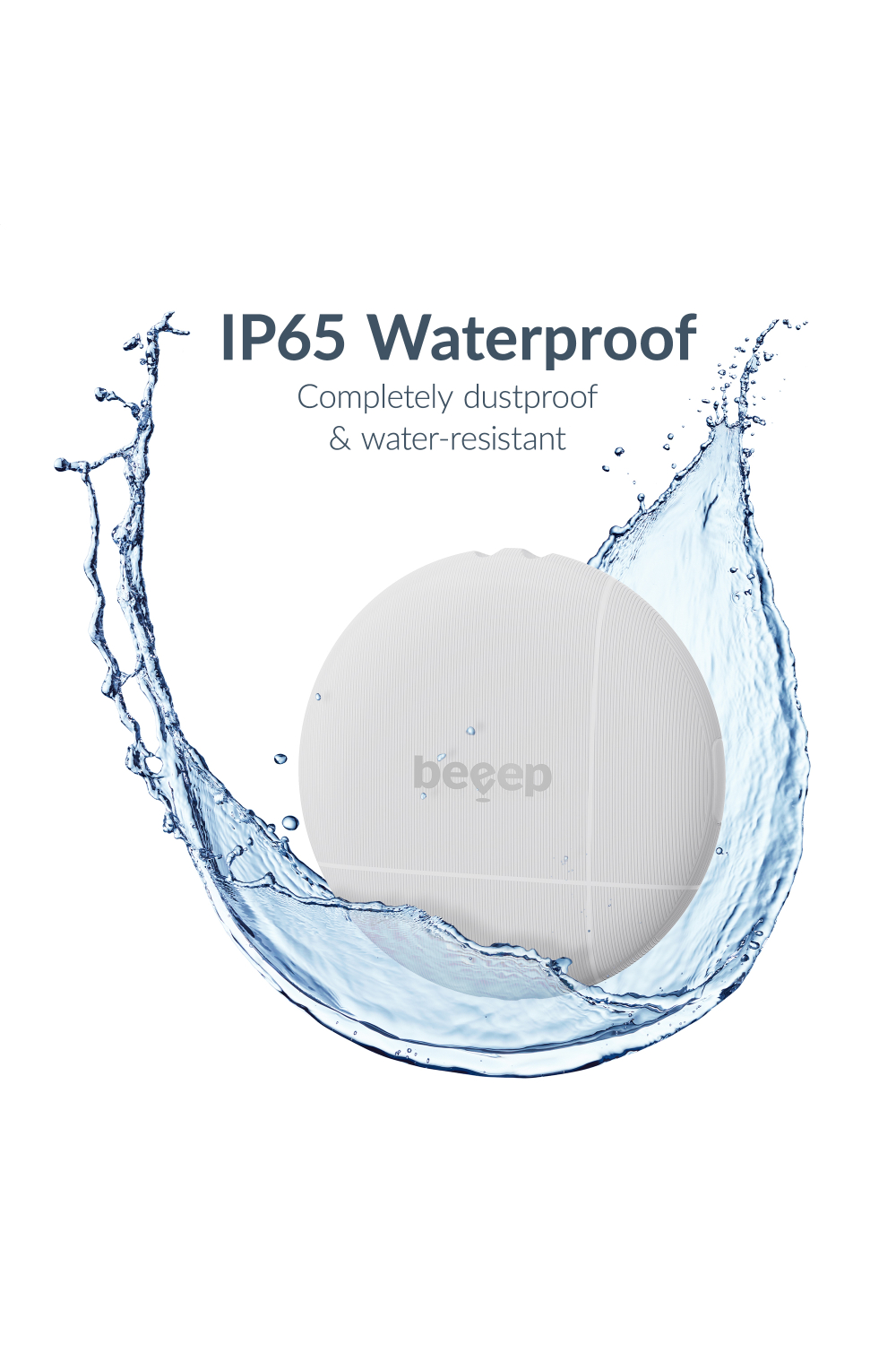 Beeep Betag Find My Tracker White & Keychain White - 1 Pack - Afbeelding 6