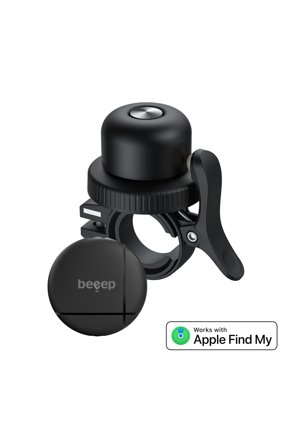 Beeep Betag Find My Tracker Black & Bicycle Bell